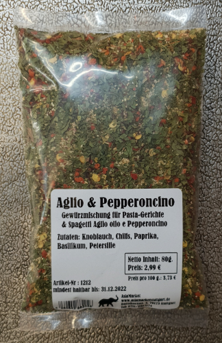 Aglio & Pepperoncino, 80g, Deutschland