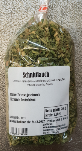 Schnittlauch, 20g, Deutschland