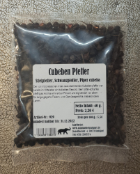 Kubeben Pfeffer, 40g, Indonesien