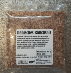 Dnisches Rauchsalz, 100g, Dnemark