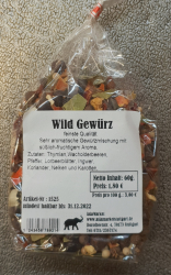 Wild Gewürz, 60g, Deutschland