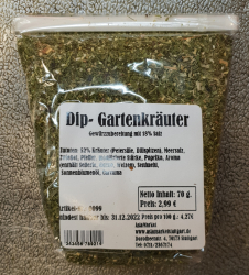 Dip Gartenkruter, 70g, Deutschland