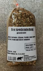Brot Gewrzmischung, 70g, Deutschland