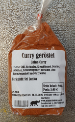 Curry geröstet, 80g, Sri Lanka