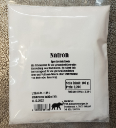 Natron (Speisenatron), 100g, Deutschland