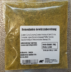 Remoulade Gewrz, 50g, Deutschland