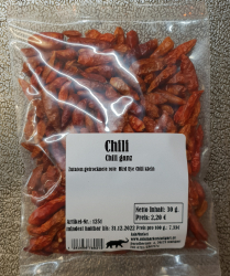 Chili ganz, 35g, Kenia