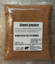 Kmmel gemahlen, 50g, Indien