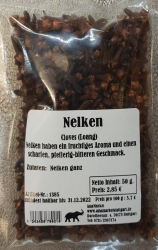 Nelken ganz, 50g, Indien