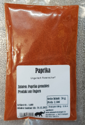 Paprika rosenscharf, 70g, Ungarn