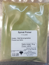 Spinatpulver, 70g, Italien