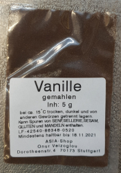 Vanille Bourbon gemahlen, 5g, Madagaskar