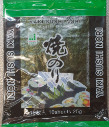 Nori Algenblätter für Sushi, 10 Blätter, China, Jhfoods