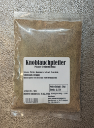 Knoblauchpfeffer, 50g, Indien
