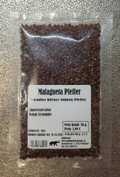 Malaguetta Pfeffer / Paradieskrner, 40g, Elfenbeinkste