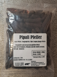 Pippali Pfeffer, 100g, Indonesien
